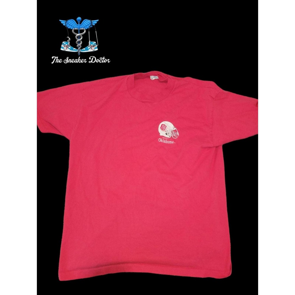 Vintage 90s Single Stitch Made in the USA College Ware University of Oklahoma So